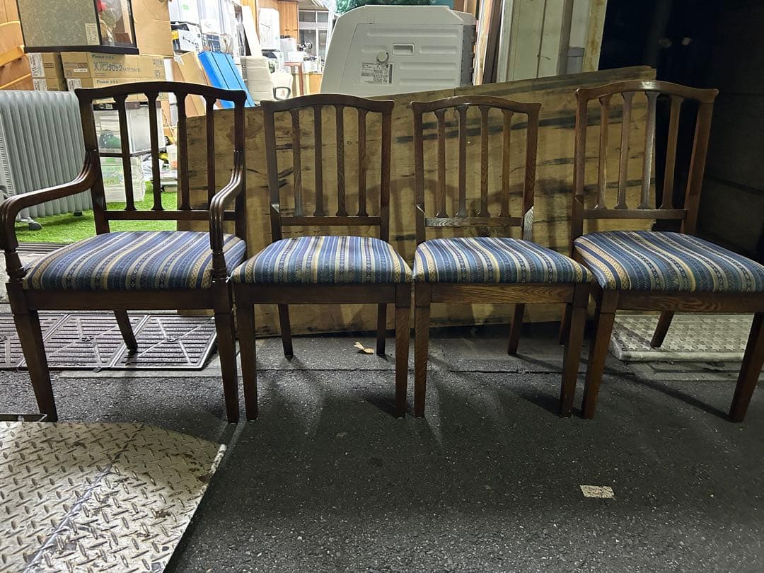 直接/近藤工芸 Solid Furniture オーク在　ダイニングセット