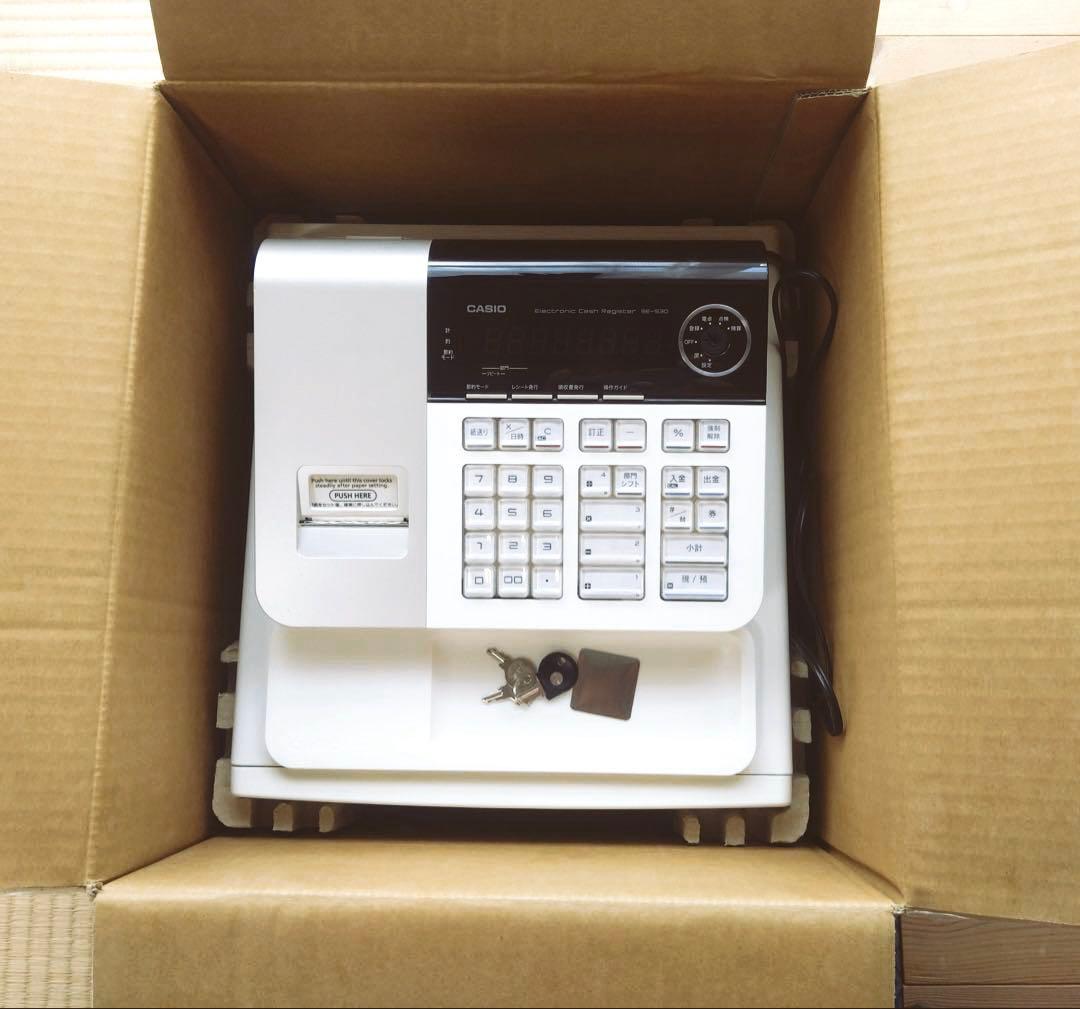 CASIO／カシオ 電子レジスター SE-S30 軽減税率対応 業務用　未使用品