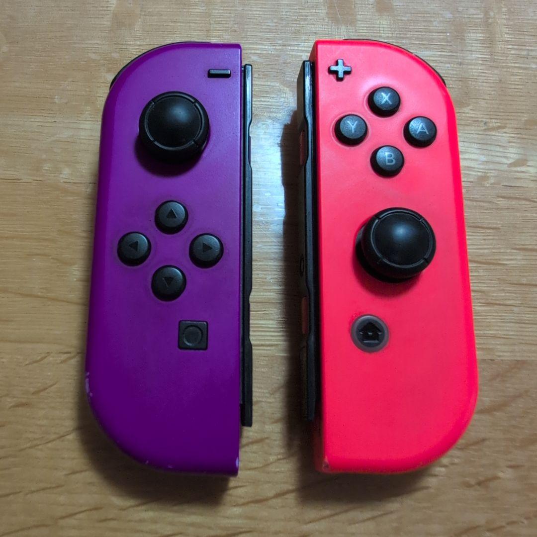 Nintendo Switch 本体 紫と赤のジョイコン　（注）ジャンク