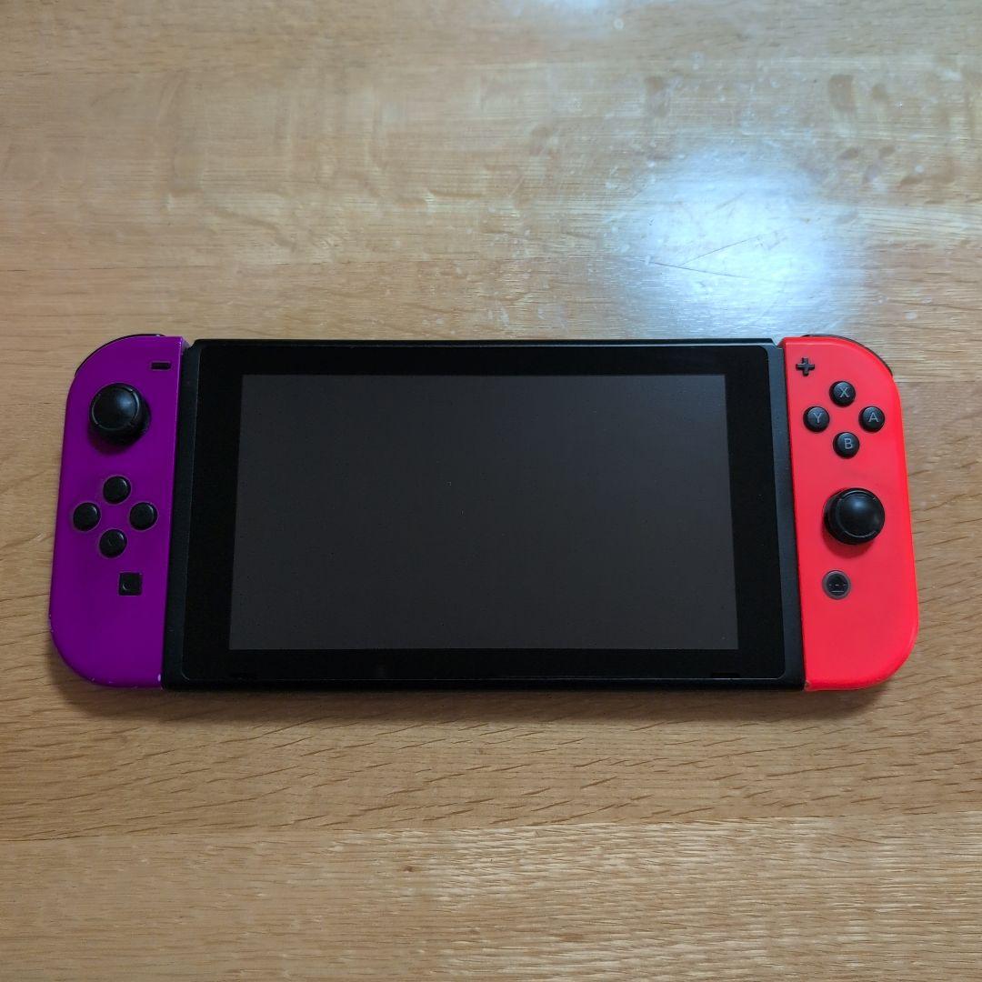Nintendo Switch 本体 紫と赤のジョイコン　（注）ジャンク