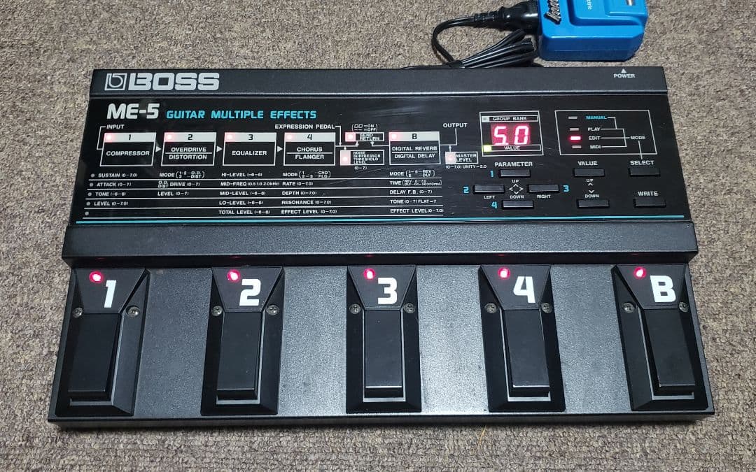 マリンゴールド BOSS マルチエフェクター ME-5 動作確認済み ボス