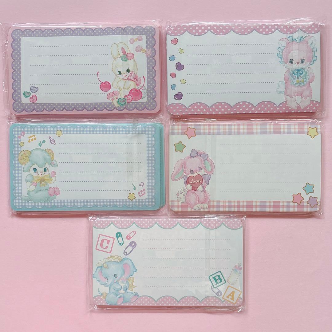 ♡ayyjewel カセットテープ メモ フレークシール アニマル キャンディ♡