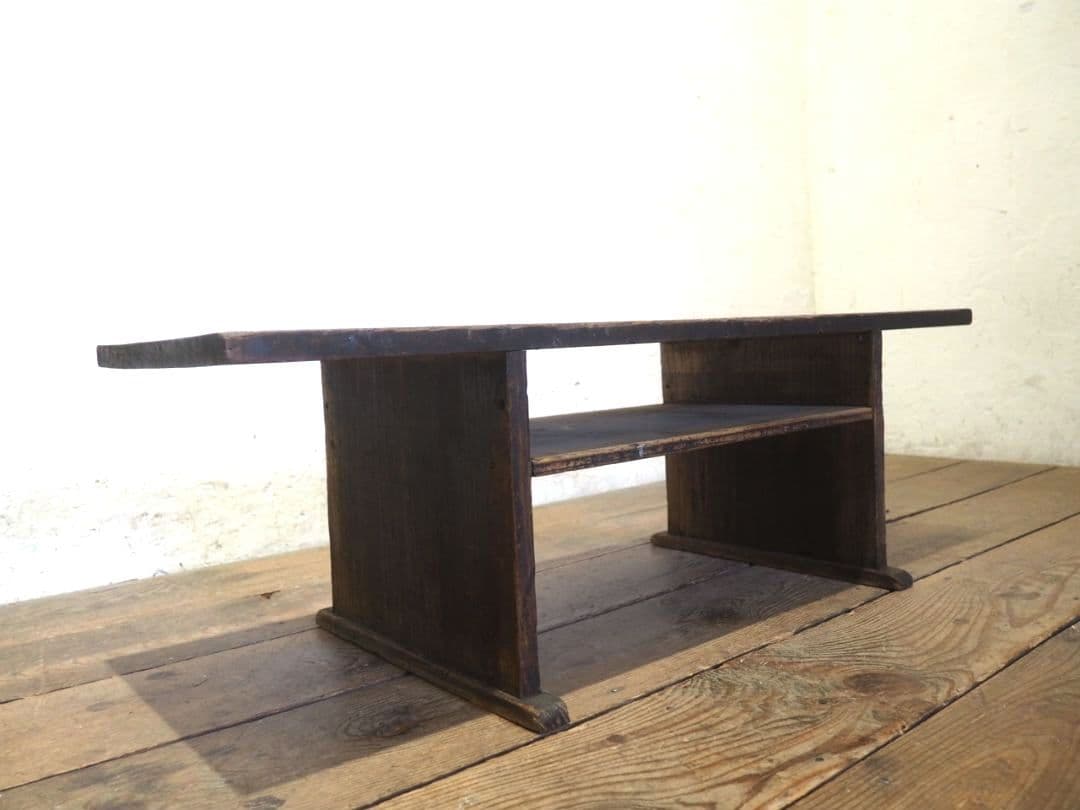 1293 ヴィンテージ　レトロな文机　ローテーブル　展示台　古家具　古道具