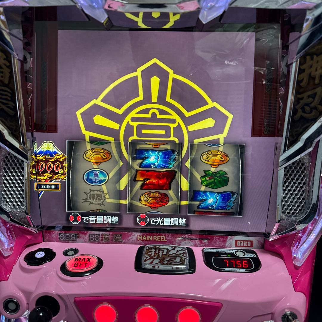 【操パネル】押忍！番長4 パチスロ実機 家庭用電源対応 動作確認済み