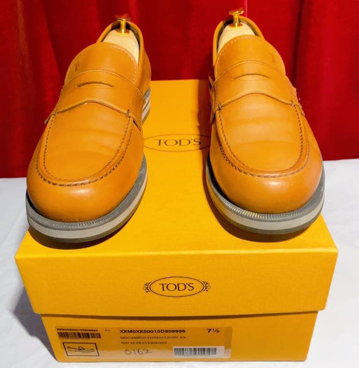 【未使用】ドッズ ローファー 薄茶 シューツリー 付