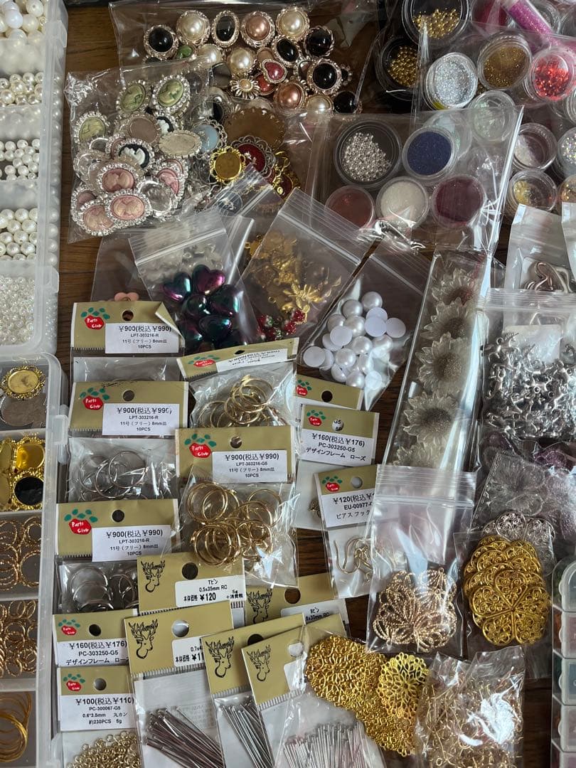 【在庫処分】ハンドメイドパーツ　まとめ売り