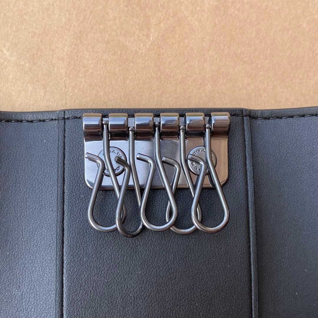 （付属品付き）キーホルダー　キーケース　キーリング　ブラック