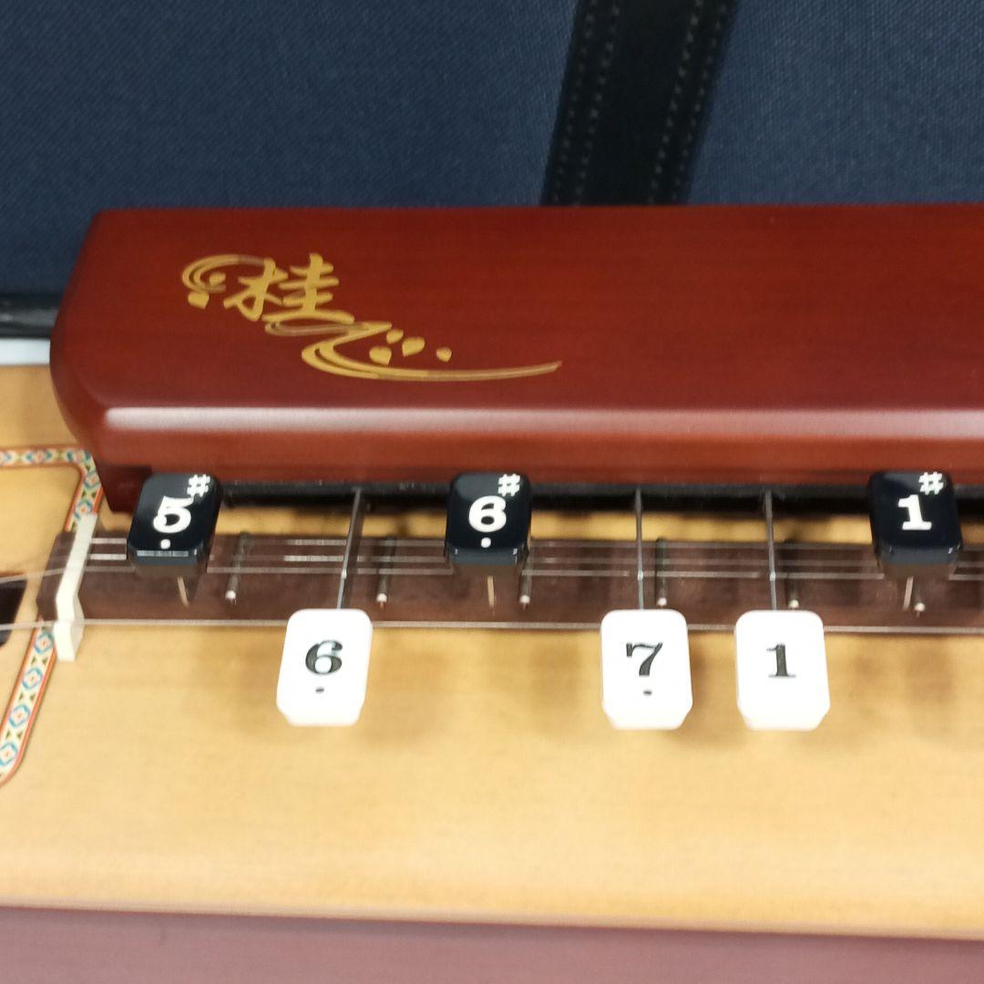 SUZUKI 電気大正琴 桂 TAS-11 調律器ST-300付　ピック5枚