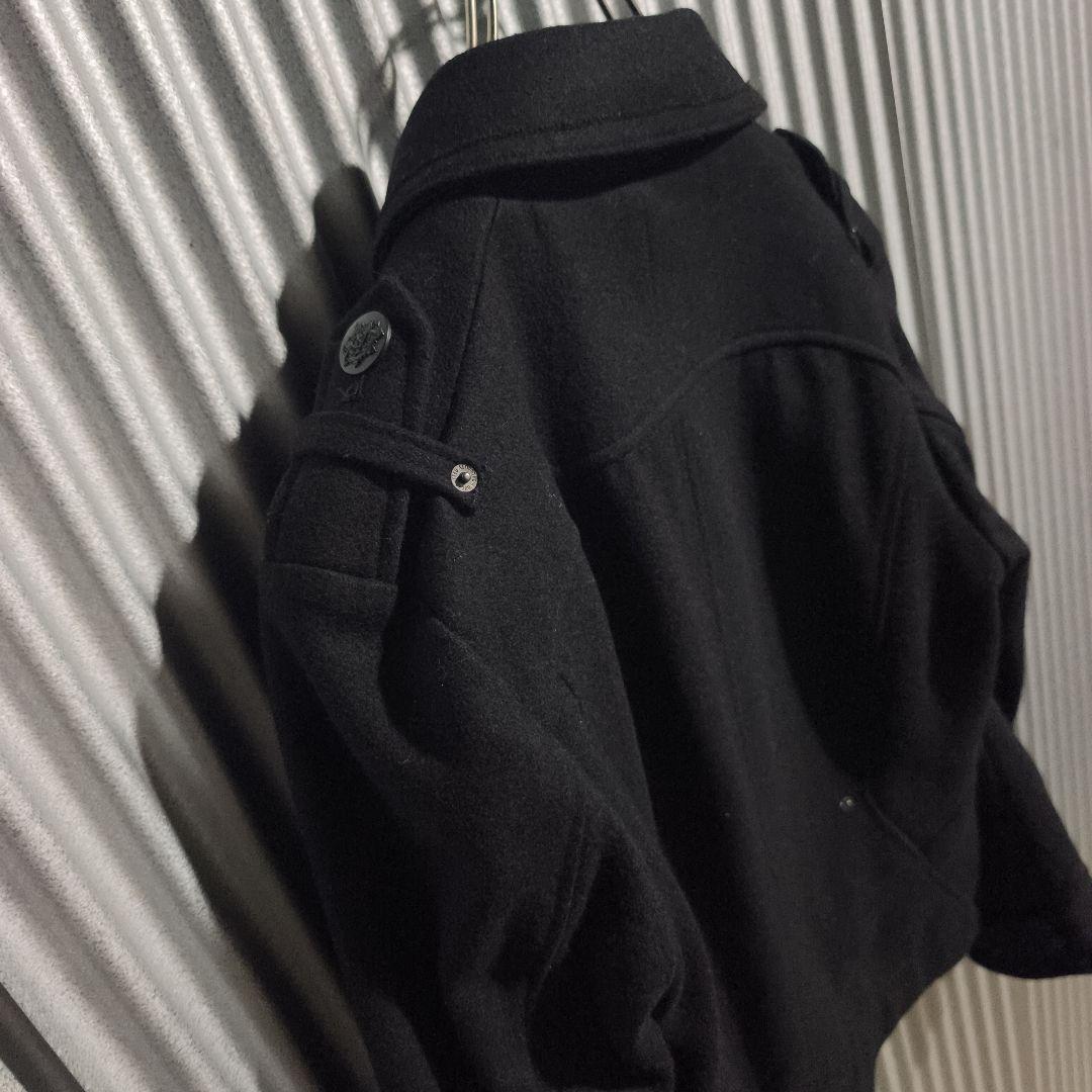 Y2K 00s PPFM ナポレオンジャケット 金ボタン ブラック 黒