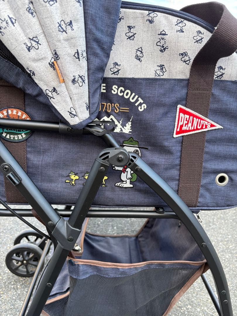 ペットパラダイス　3WAYペットカート　スヌーピー柄