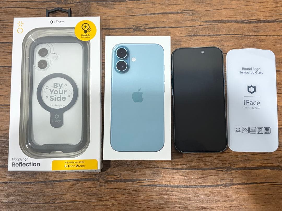 おまけ付き iPhone16 128 本体 iFace ケース フィルム付き