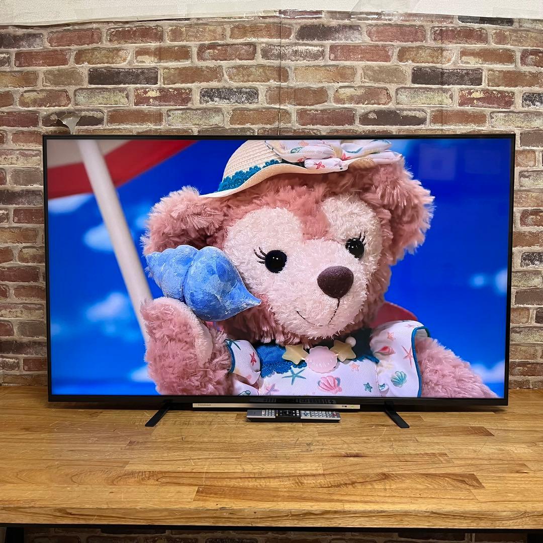 東芝 55V型 4Kチューナー内蔵 液晶テレビ レグザ 55M520X W録画○