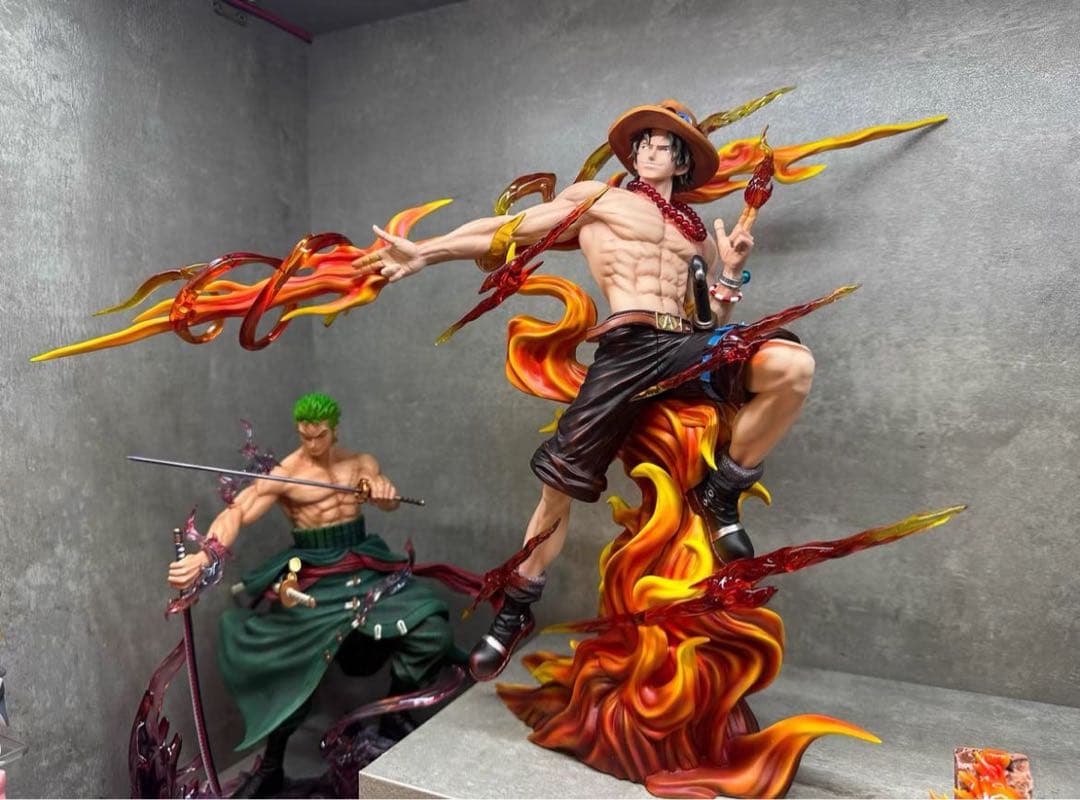 ONE PIECE  エース ガレージキット ガレキ スタチュー②①