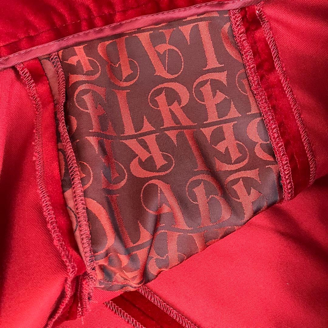 【美品】 ヴィヴィアンウエストウッド ベロア キュロット オーブ釦 40 レッド