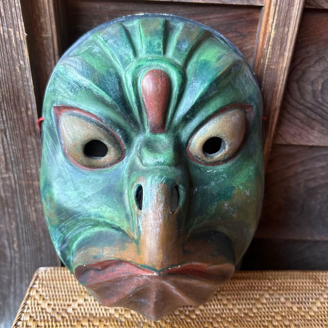 アンティーク 舞楽面
