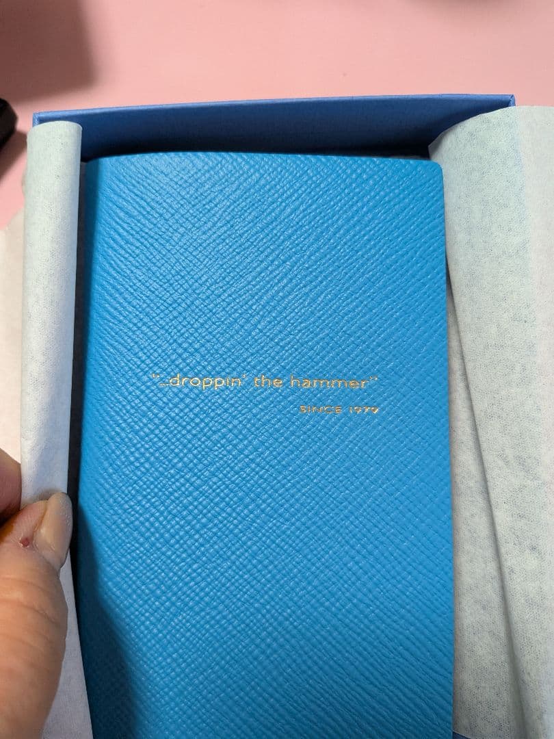 即日発送可！【新品・未使用】スマイソン パナマノート（ノート）ターコイズブルー