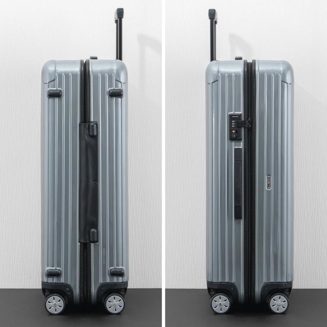 美品 リモワ サルサ 最大容量 104L 4輪 TSAロック シルバー XL