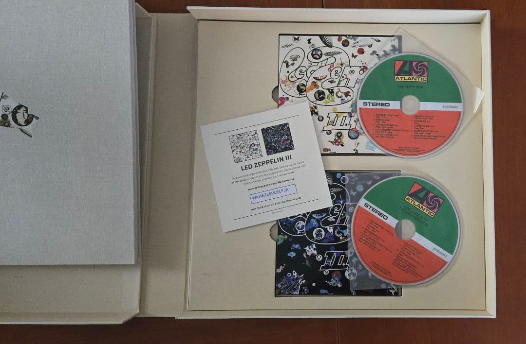 レコード　LED ZEPPELIN BOX I, II, III,IV４セット