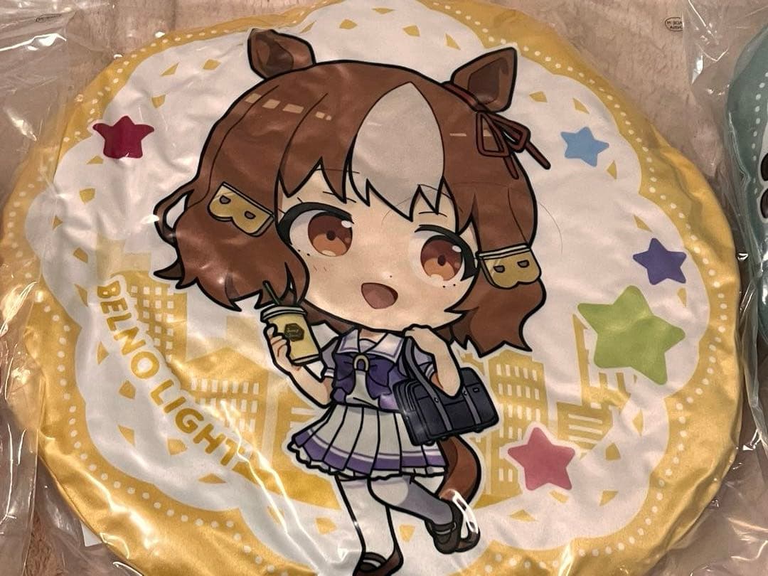 ウマ娘　ラウンドクッション　オグリ他　５種セット　TOPPA!!! BASE