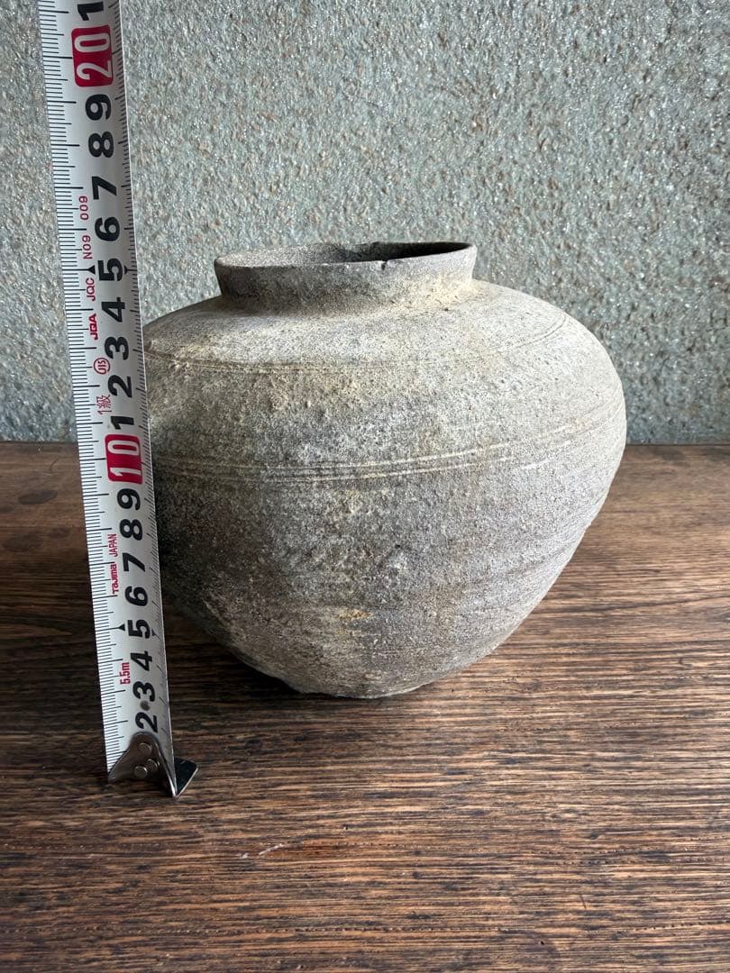 須恵器　薬壺　アンティーク 陶器 花瓶 弥生土器　白菊土器　花器