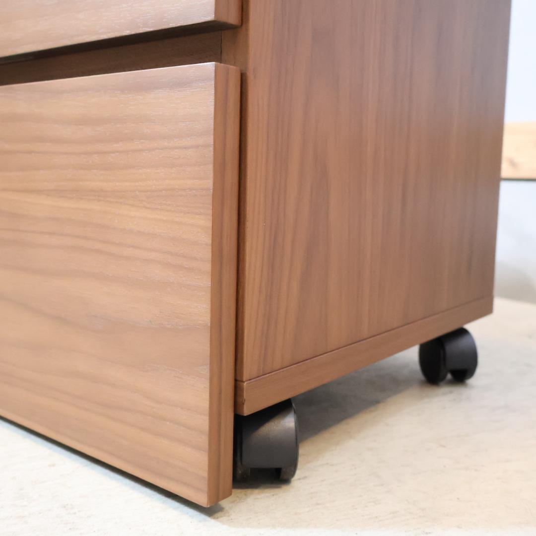 Urthr ウルズ ウォールナット プリンターカート チェストワゴン キャスター