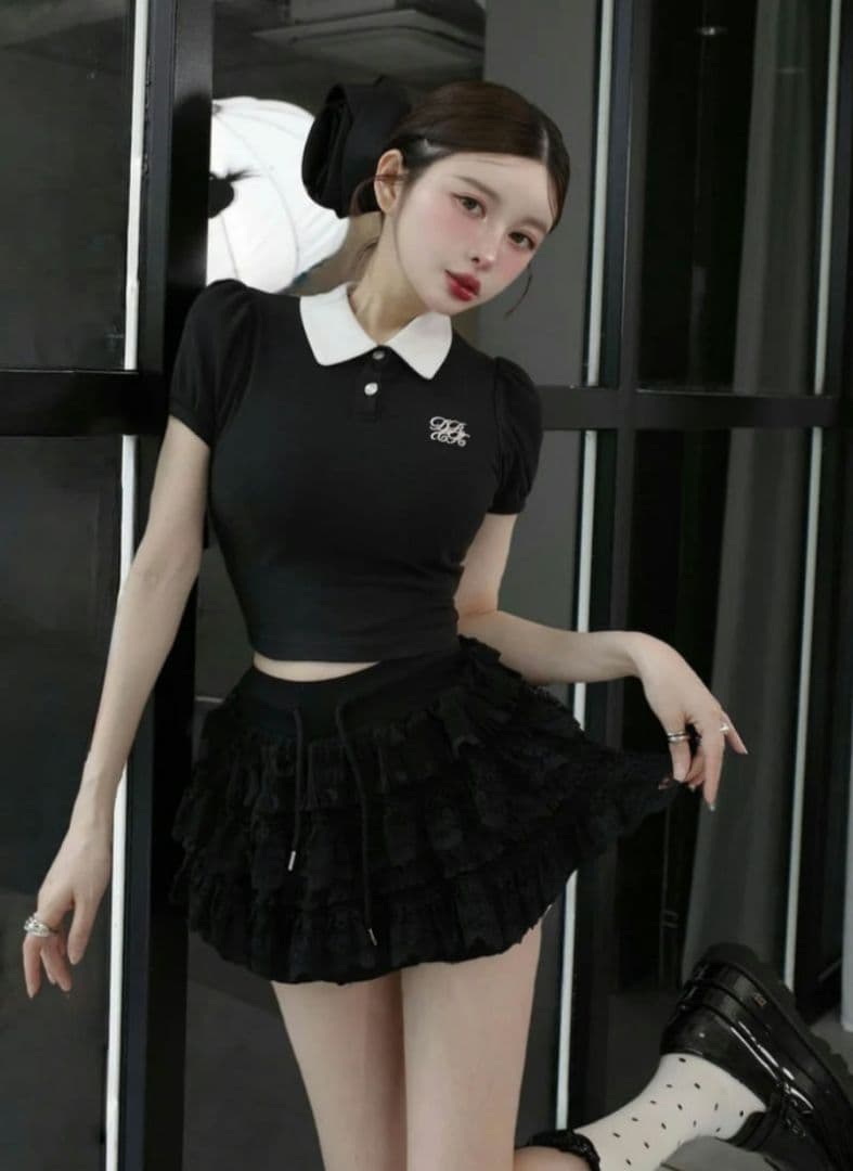 【ラスト1点】Darich ダーリッチ DRCHバイカラーポロシャツ