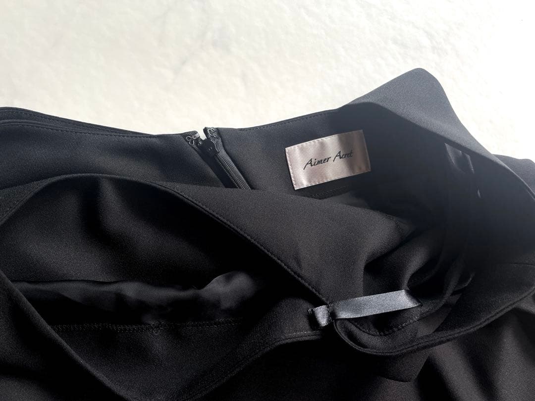 Aimer Acret アシンメトリーケープ付タイトラインドレス オケージョン