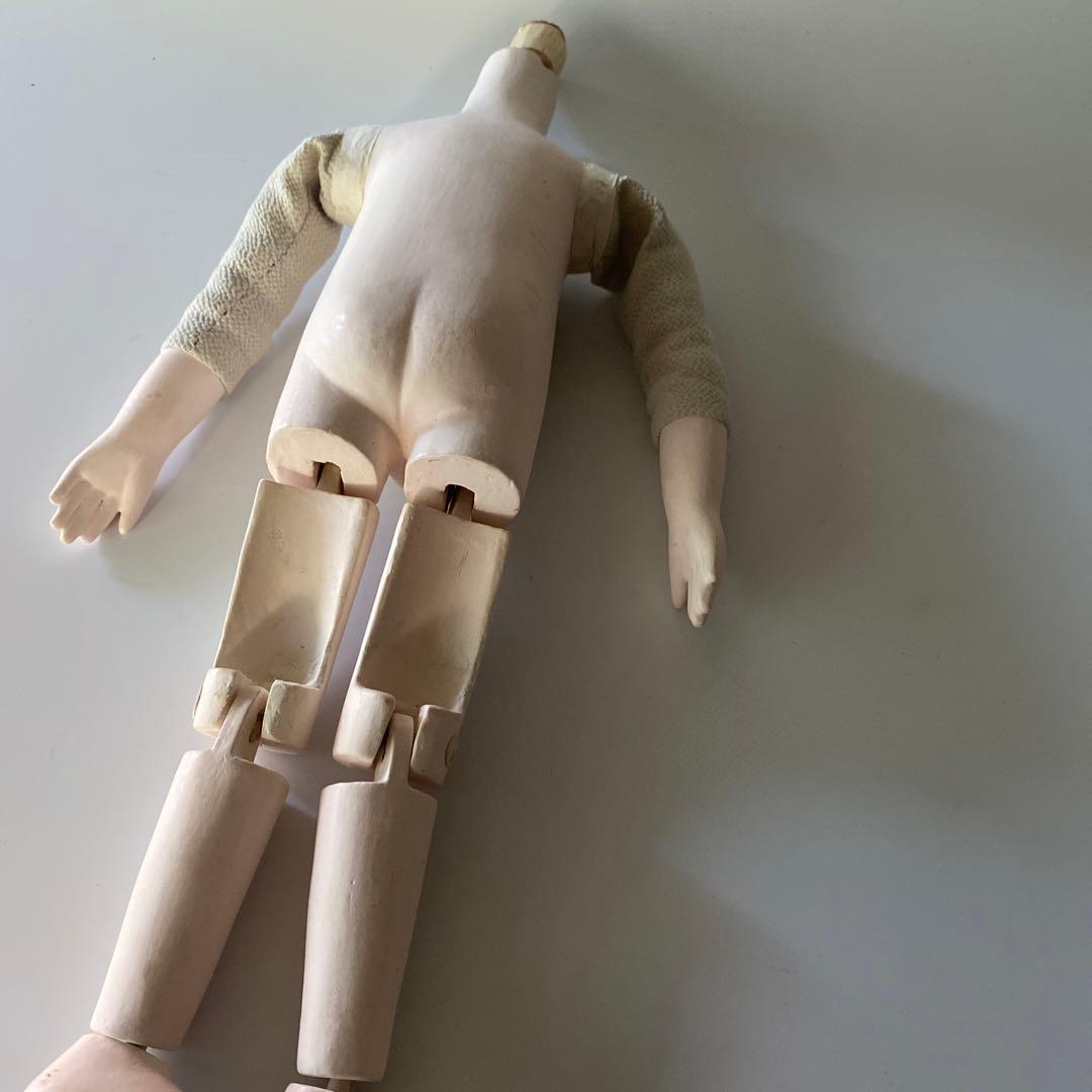 希少 三つ折人形 頭部欠損 関節人形 古道具 骨董 トルソー ドール マネキン