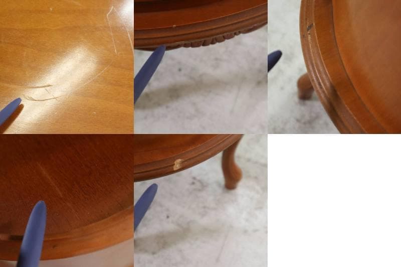 イタリア製クラシカル家具 サイドチェスト コンソール 電話台 引き出し4段