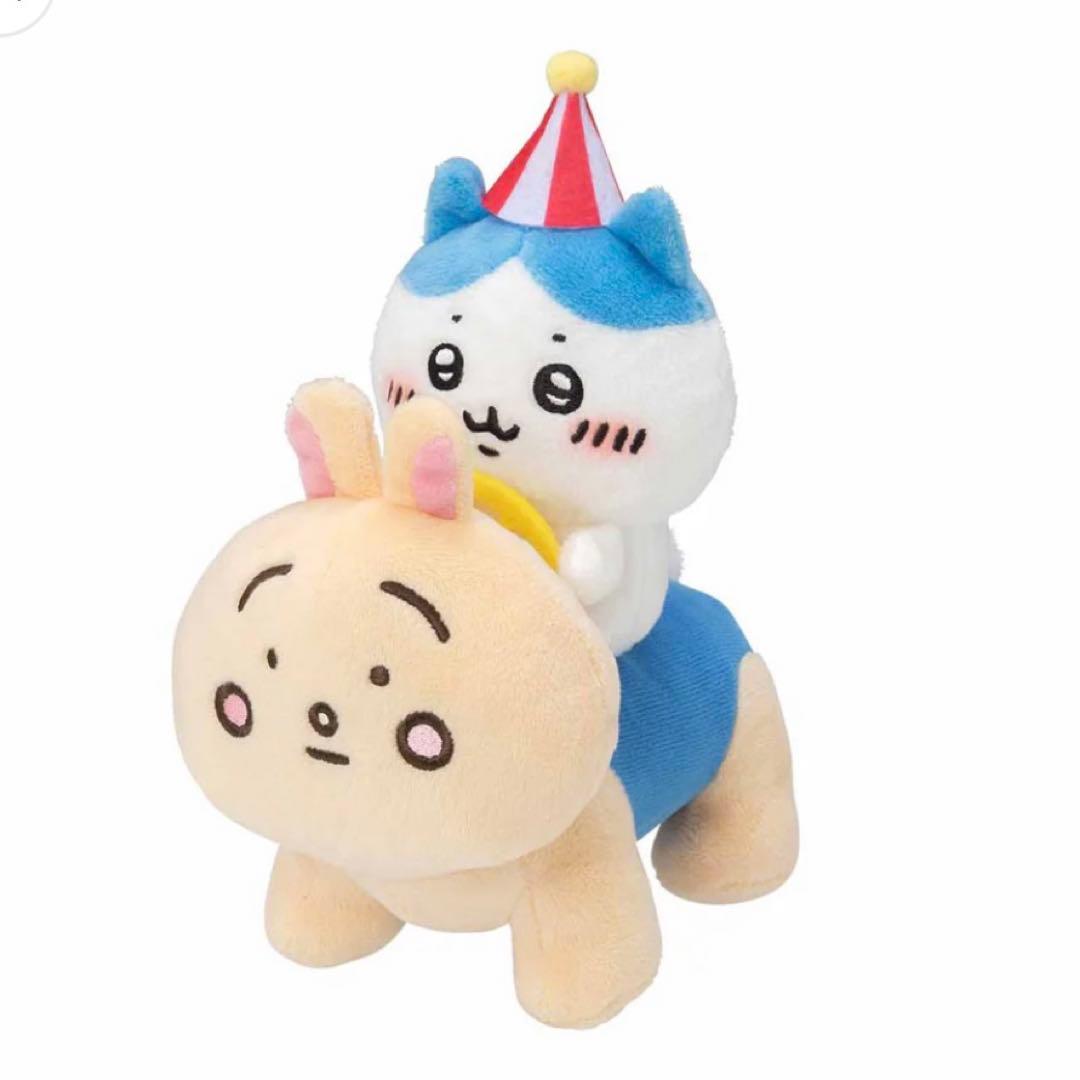 ちいかわ ぴーぽぽ ぬいぐるみ ハチワレ