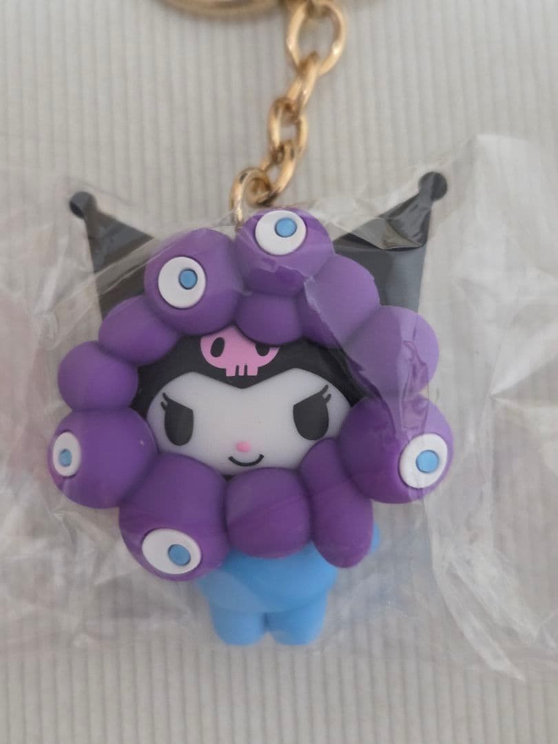 サンリオミャクミャク なりきり立体キーホルダーパステルカラー7種類コンプリート