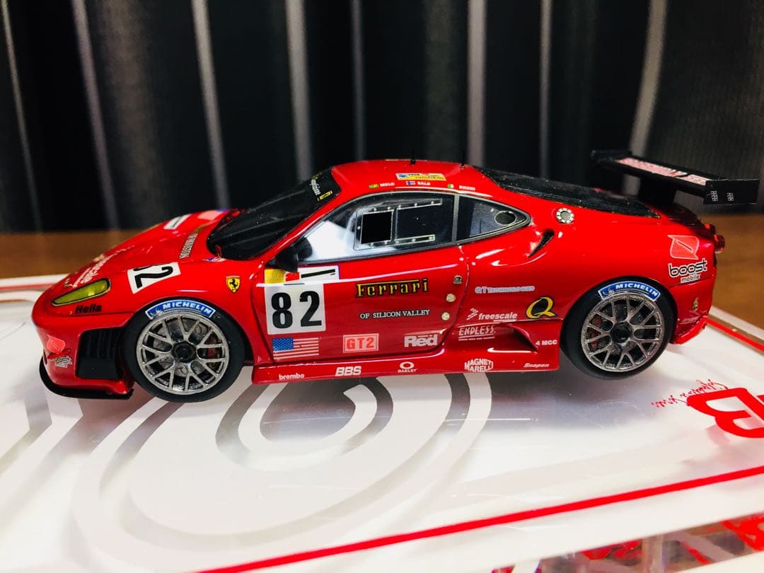 ル マン 2008 GT2チャンピオン フェラーリ430GT サイン入りBBR