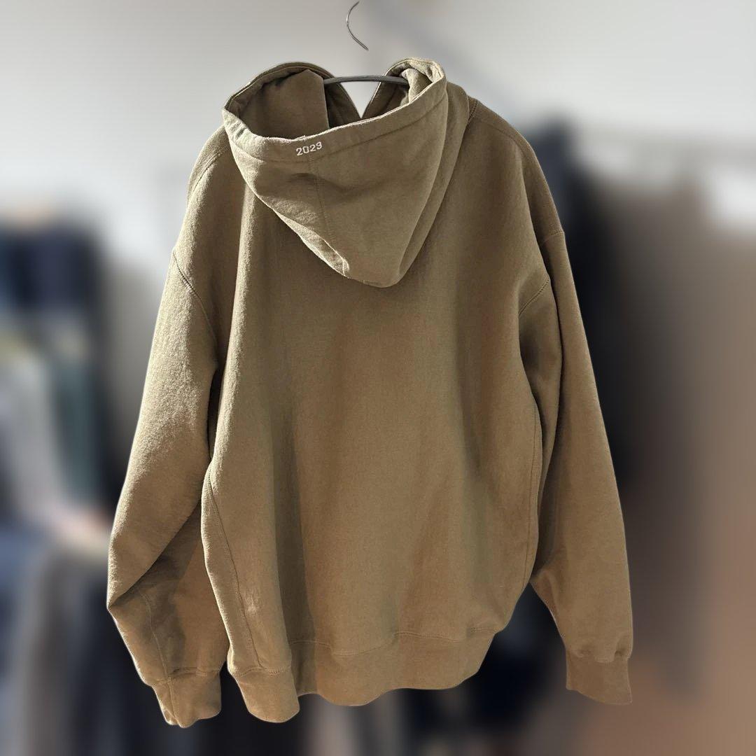 シュプリーム ボックス ロゴ フーディー \"ダーク サンド\" (23FW)