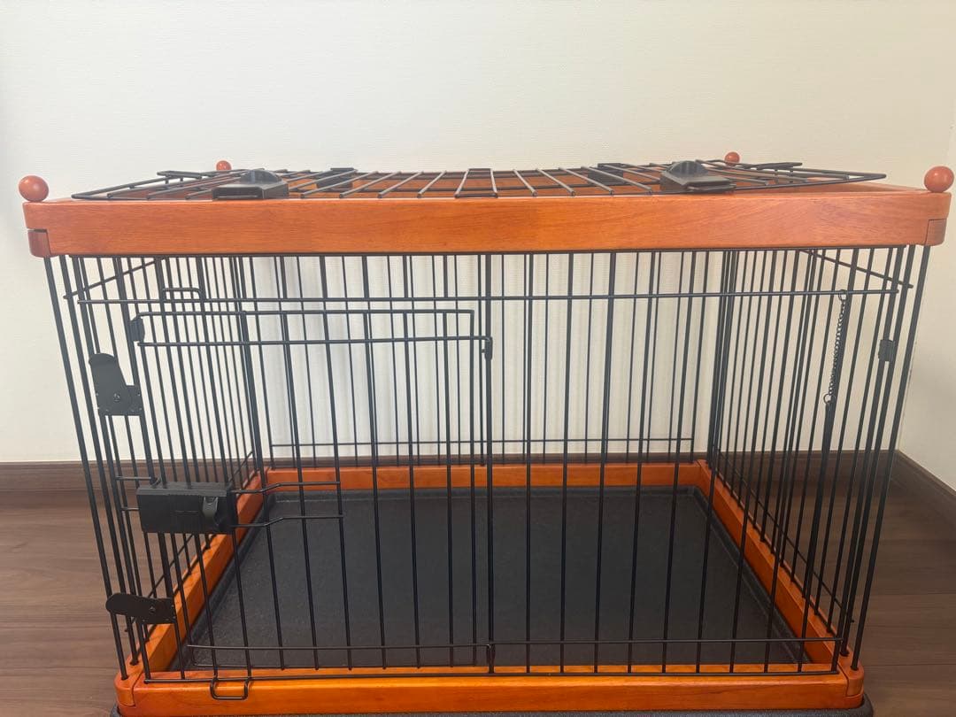 石ちゃん　　　　超美品　　小型犬ペットケージ　木製
