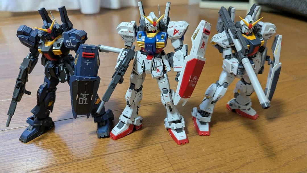 RG 3体セット　ガンダム　MK-II マーク2　ガンプラ　プラモデル　アムロ