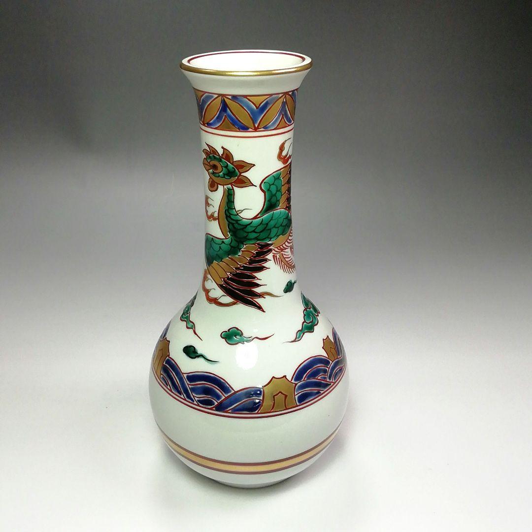 Ｓ３０２　皆具　『赤絵鳳凰文台子』『平安祥堂』　共箱　茶道具