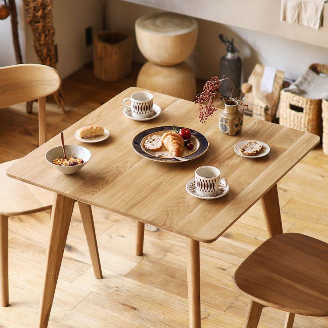 【이응】ダイニングテーブル  幅80cmタイプ