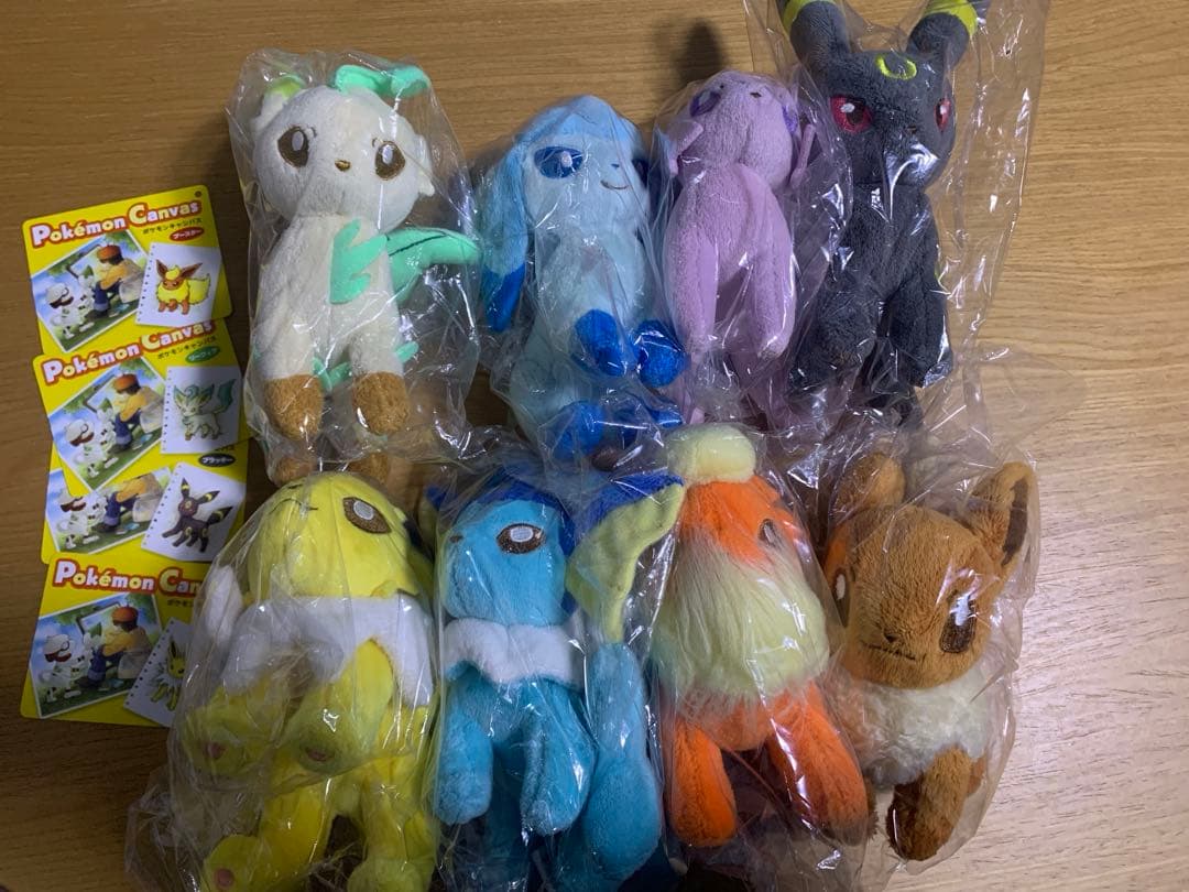 ポケモン ぬいぐるみ ブイズ キャンバス コンプリート