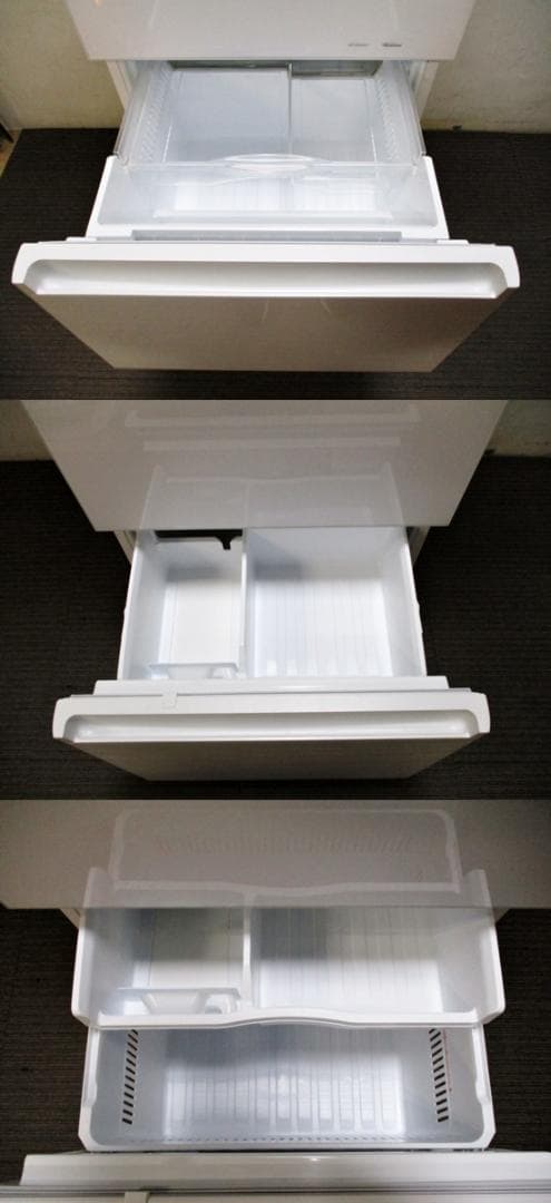 Panasonic NR-C37HGML-W 左開き 2019年 フロントガラス