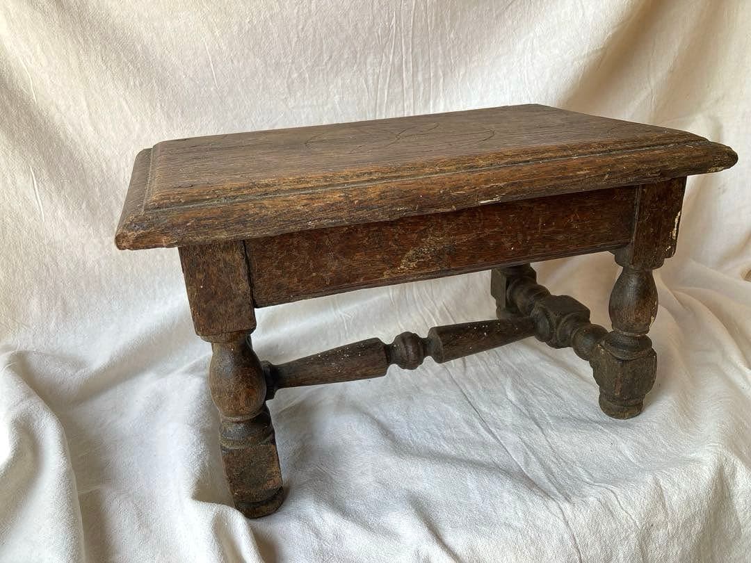 フランスアンティーク　ロレーヌチェア　フラワースタンド　スツール