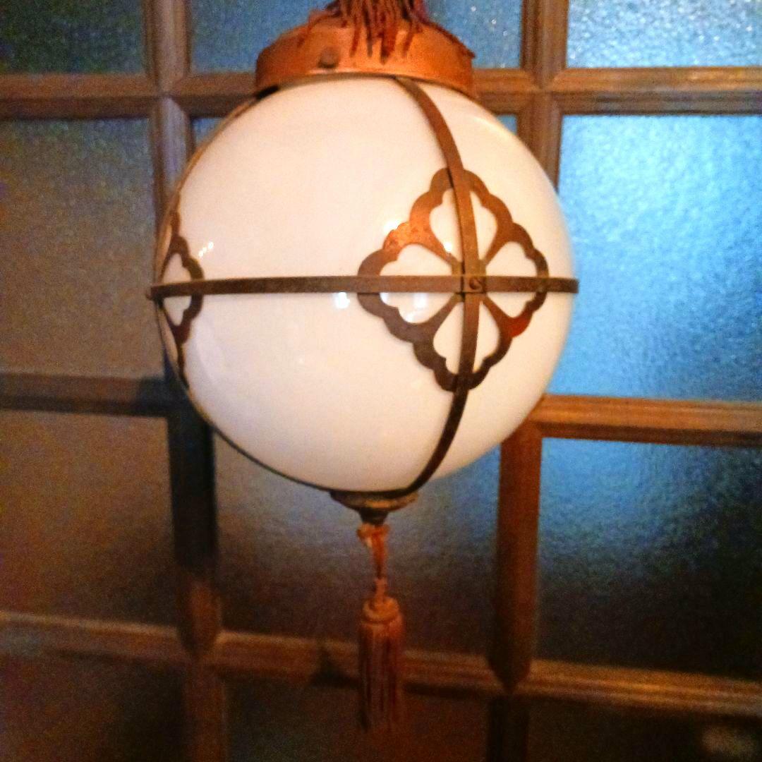 大正和風ランプ 　アンティーク