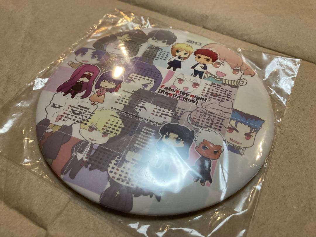 fate レアルタヌア 記念 特大 缶バッジ
