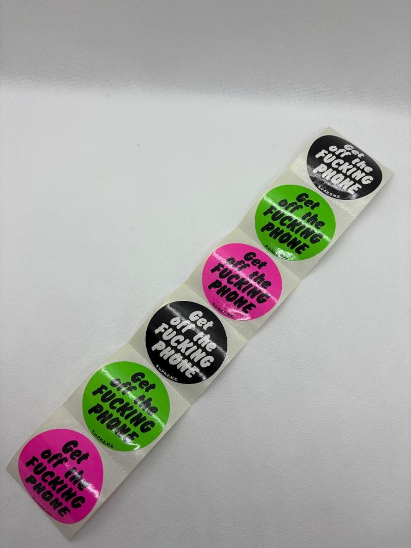 Supreme Get off the PHONE ステッカー 6枚セット