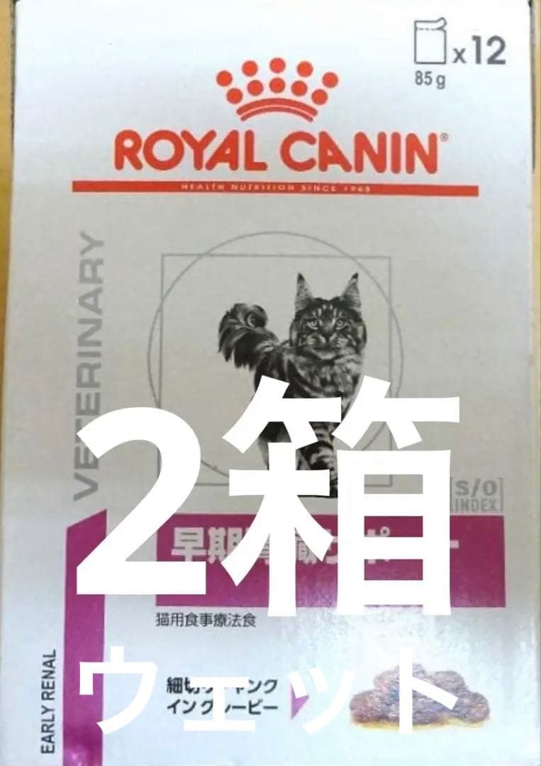 26.06ロイヤルカナン　猫用 早期腎臓サポート パウチ 85g×24袋ウェット