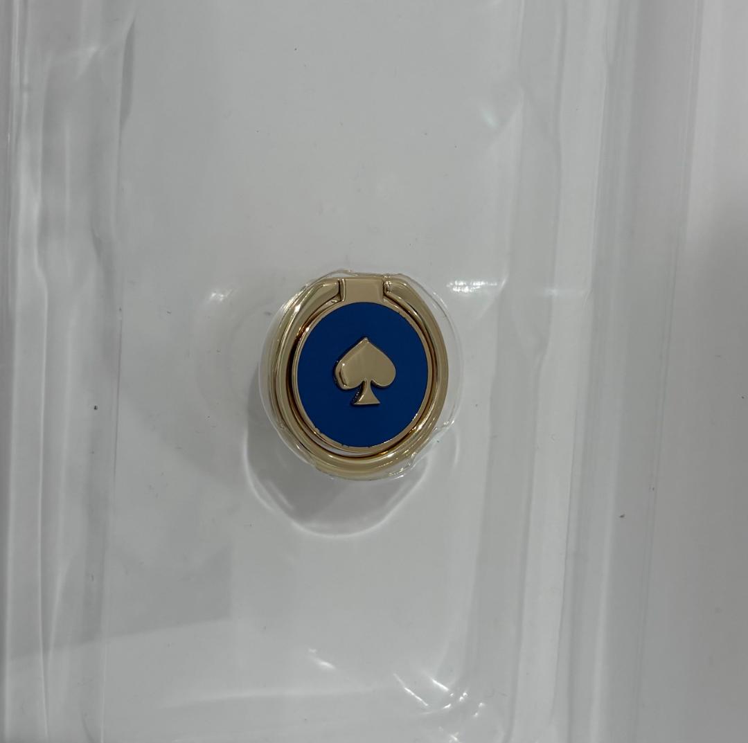 ケイトスペード iPhone14Proケース スマホリング付属 KB612