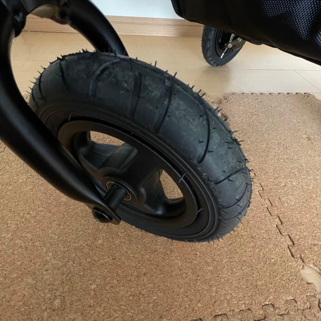 【美品】エアバギー ドーム3レギュラーアースブラック コーナークッション付き