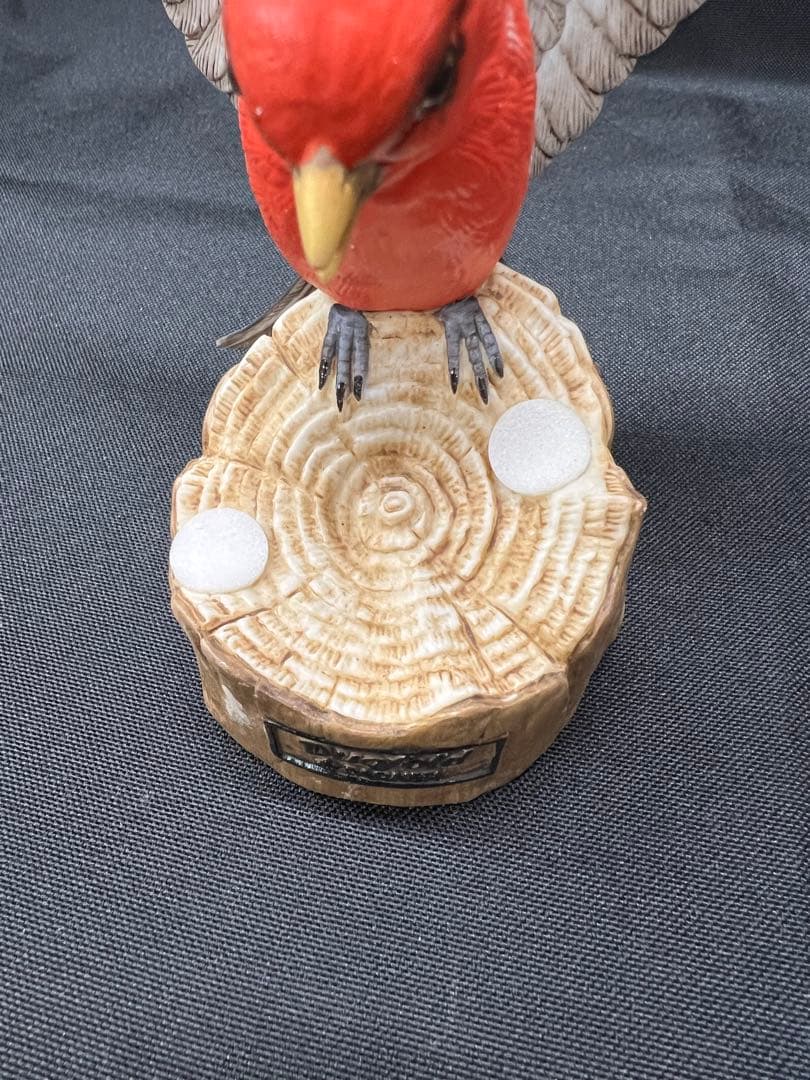 A4【used】PAKER デュオフォールドスカーレッドタナガー 万年筆スタンド