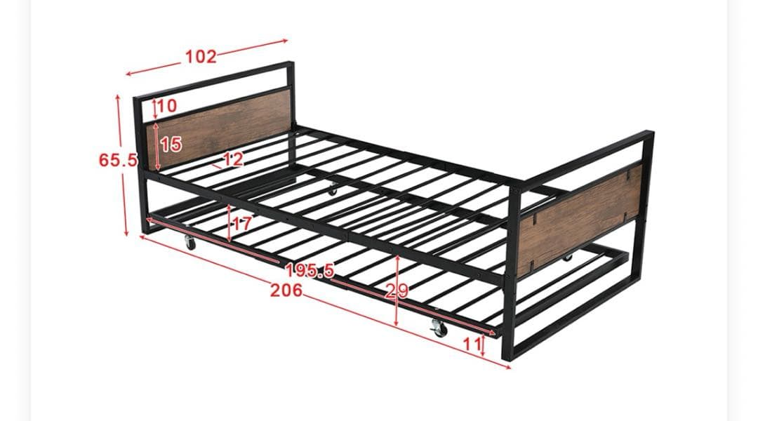 親子ベッド（2段ベッド）、フレームのみ
