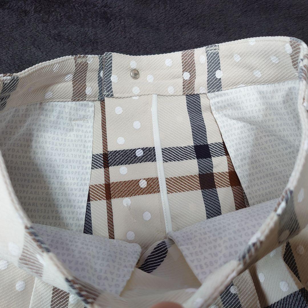 パーリーゲイツ　PEARLY GATES 2025チェックドットスカート 0