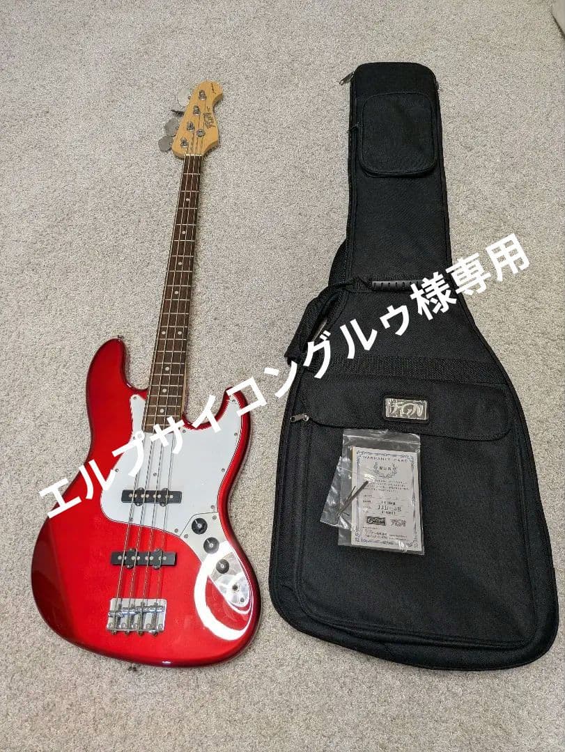 フジゲンFUJIGEN JJB-5R エレキベース レッド